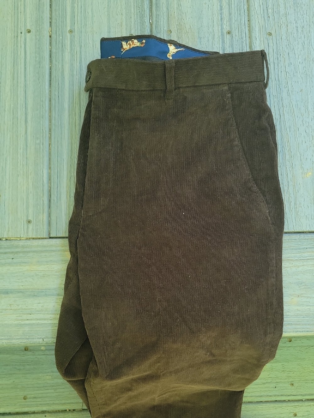 Lauren Ralph Lauren Dark Brown Corduroy Pants